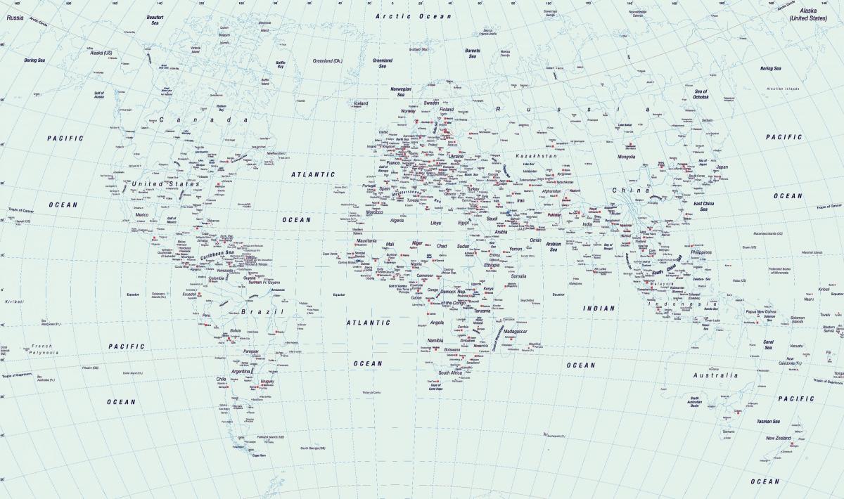 mostrar praga en el mapa del mundo