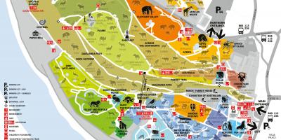 Zoo praha mapa