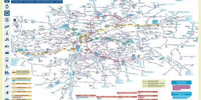 Praha mapa de autobuses