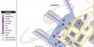 Mapa de vaclav havel aeropuerto